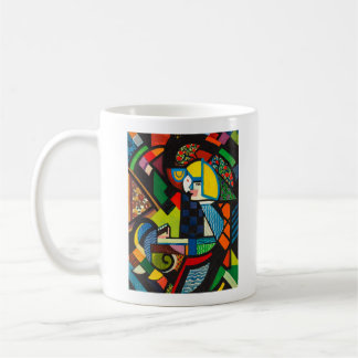 Henry Lyman Saőens Tochter in einem Rocker Kaffeetasse