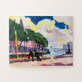 Henry Lyman Sayen am Ufer der Seinne