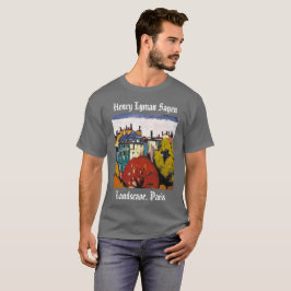 Henry Lyman Sayen Painting Landscape Paris T - Shi T-Shirt