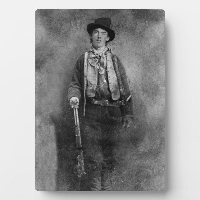 Henry McCarty, Billy, das unrechtmäßige Kind des a Fotoplatte (Vorderseite)