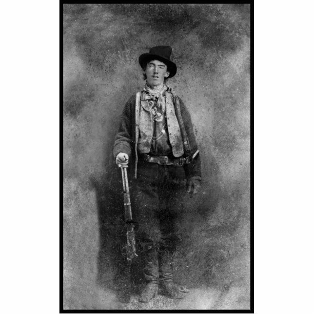 Henry McCarty, Billy, das unrechtmäßige Kind des a Fotoskulptur Magnet (Vorne)
