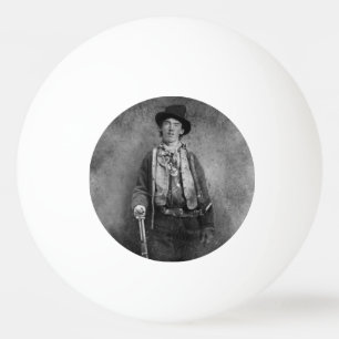 Henry McCarty, Billy the Outlaw Kid des Wilden Wes Tischtennisball