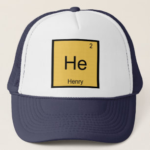Henry Name Chemie Element Periodensystem Truckerkappe