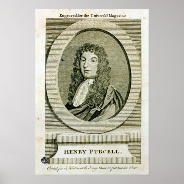 Henry Purcell , Poster (Vorne)