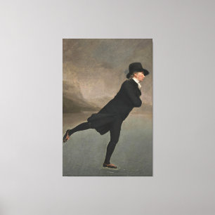 Henry Raeburn - Der Skaten-Minister (1790) Leinwanddruck