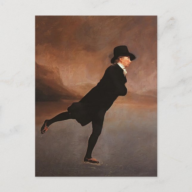 Henry Raeburn - Der Skaten-Minister Postkarte (Vorderseite)