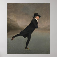Henry Raeburn - Der Skaten-Minister Print