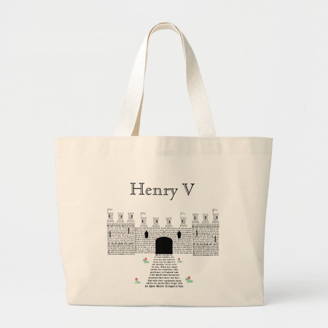 Henry V Bag Jumbo Stoffbeutel (Vorne)