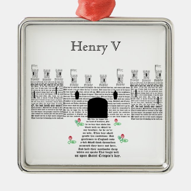 Henry V. Ornament Aus Metall (Vorne)