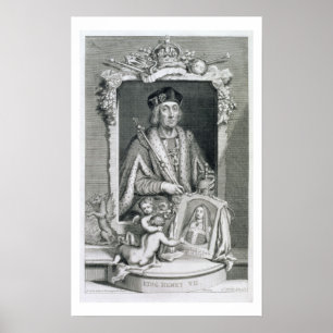 Henry VII (1457-1509) König von England von 1485,  Poster