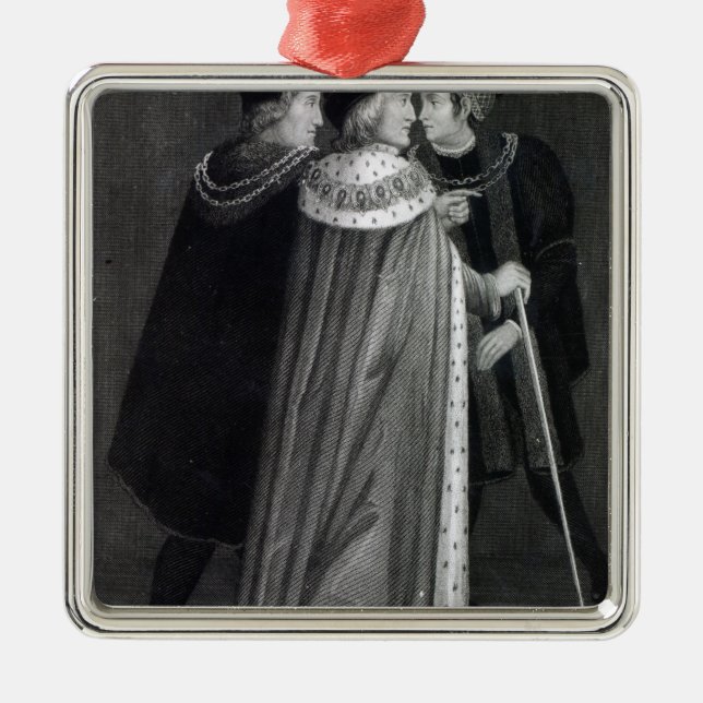 Henry VII Ornament Aus Metall (Vorne)