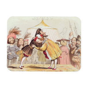 Henry VIII (1491-1547) und Francis I von Magnet