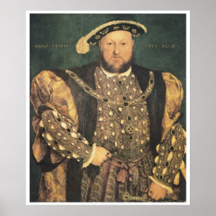 Henry VIII, 1539-40 Hans Holbein das jüngere Poster