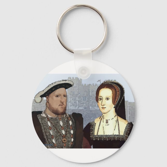 Henry VIII und Ann Boleyn Schlüsselanhänger (Vorderseite)