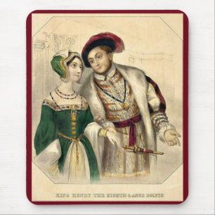 Henry VIII und Anne Boleyn Mousepad