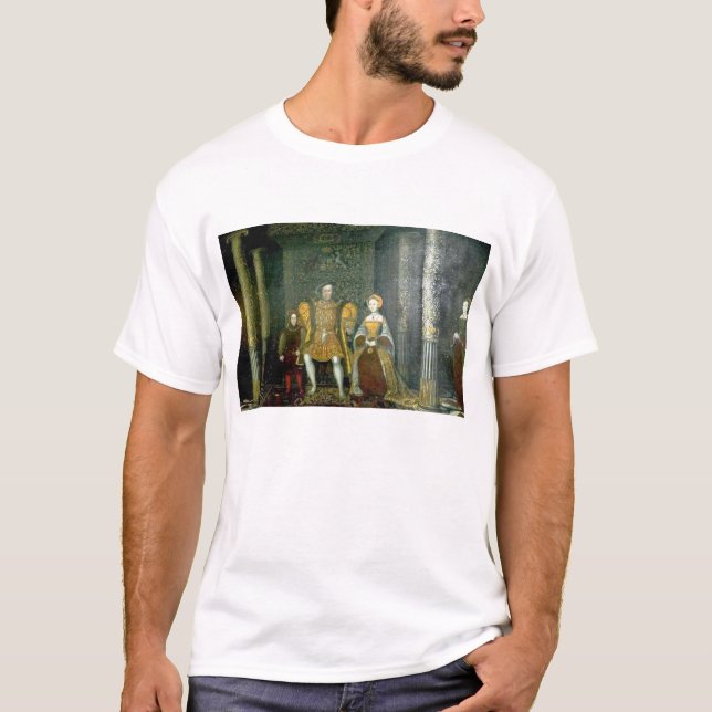Henry VIII und Familie T-Shirt (Vorderseite)