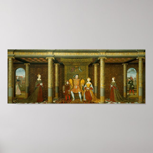 Henry VIII und seine Familie Poster (Vorne)