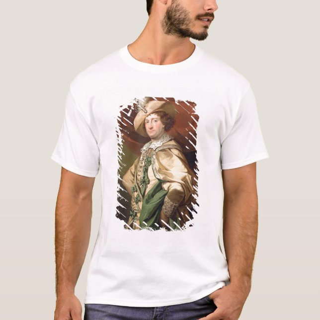 Henry Woodward als Petruchio, c.1773-74 (Öl kann T-Shirt (Vorderseite)