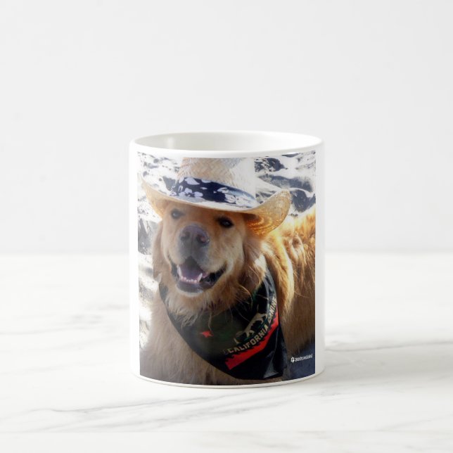Henrys Weltheute goldener Retriever-Tasse Kaffeetasse (Mittel)