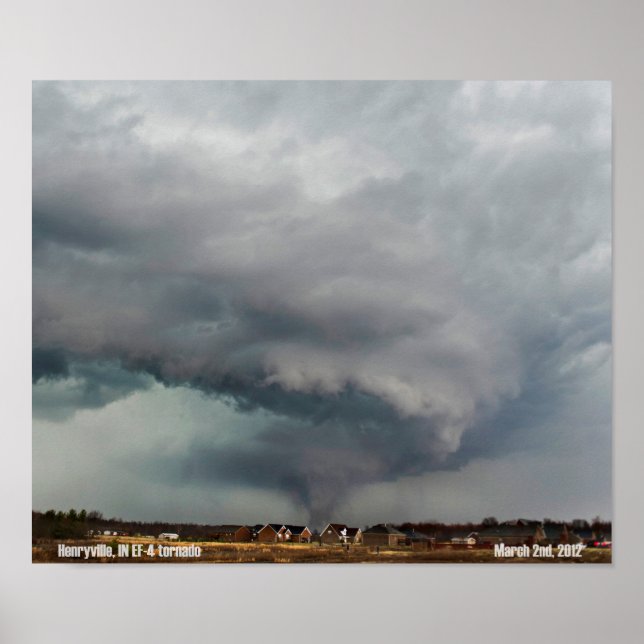 Henryville, IN Tornado Poster (Vorne)