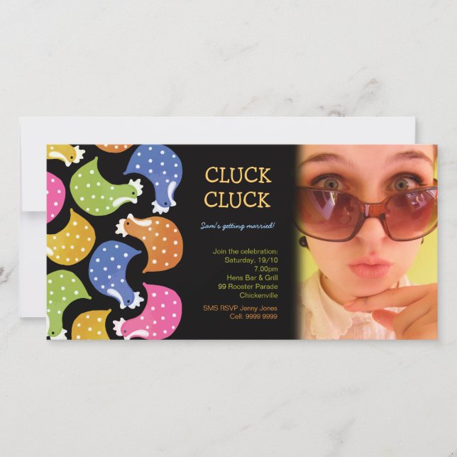 Hens Night Junggeselinnen-Abschied Event Foto Einl (Vorderseite)