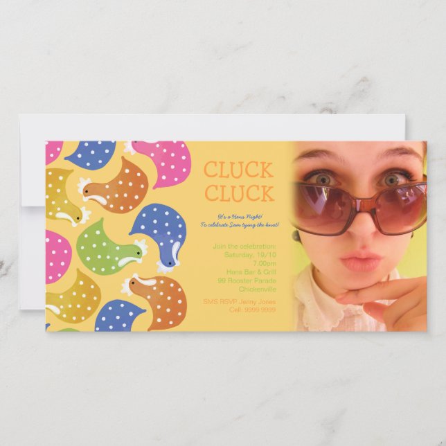 Hens Night Junggeselinnen-Abschied Event Foto Einl (Vorderseite)