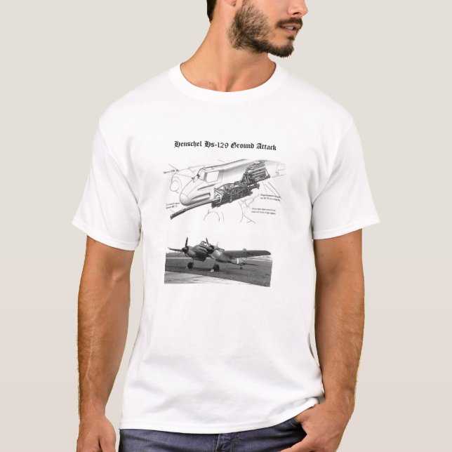 Henschel Hs-129 T-Shirt (Vorderseite)
