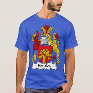 Hensley Coat of Arms Familienwappen T-Shirt