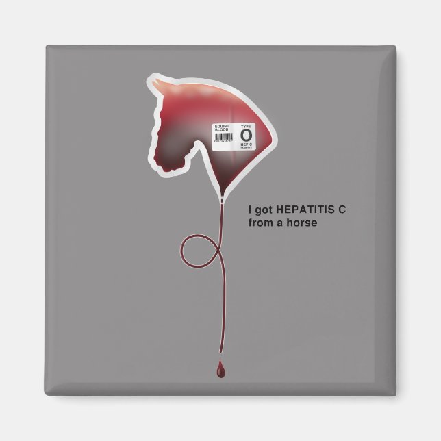 Hepatitis C Magnet (Vorne)