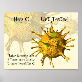 Hepatitis C — Testen Poster