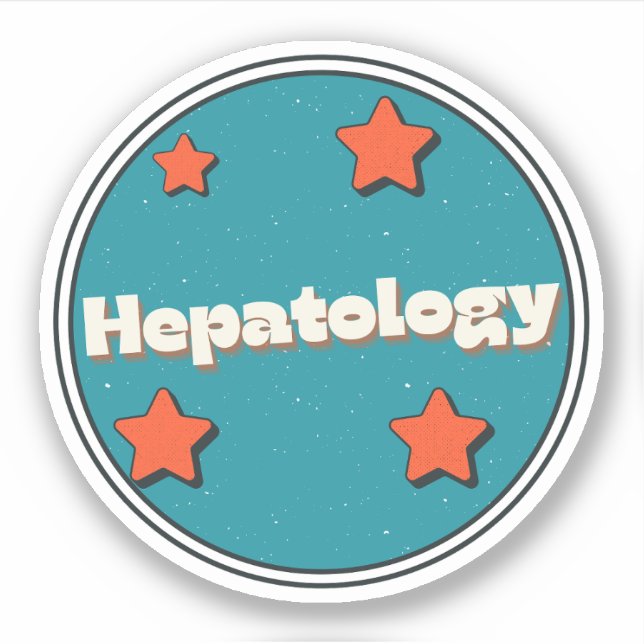 Hepatologie Aufkleber (Vorderseite)