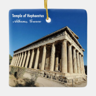 Hephaestus-Tempel Athen Griechenland Souvenir Keramikornament