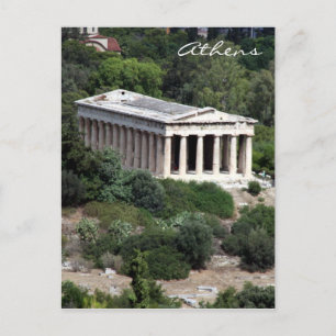 Hephaestus View Athens Postkarte