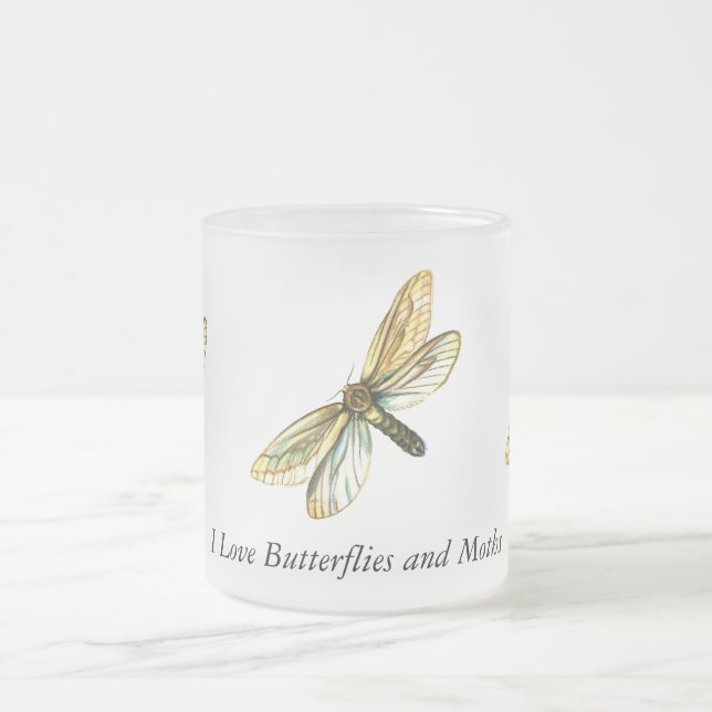 Hepialus humuli women - Ghost Moth oder Ghost Swif Mattglastasse (Mittel)