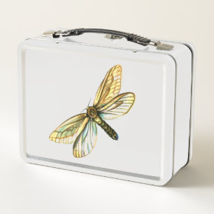 Hepialus humuli women - Ghost Moth oder Ghost Swif Metall Brotdose