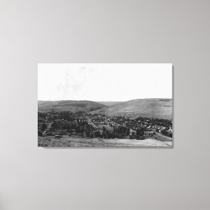Heppner, Oregon-Vogel-Augen-Ansicht-Fotografie Leinwanddruck