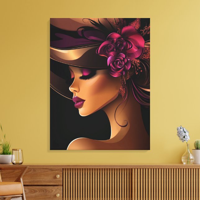 HER CROWN #11 LEINWANDDRUCK (Insitu (Wohnzimmer))