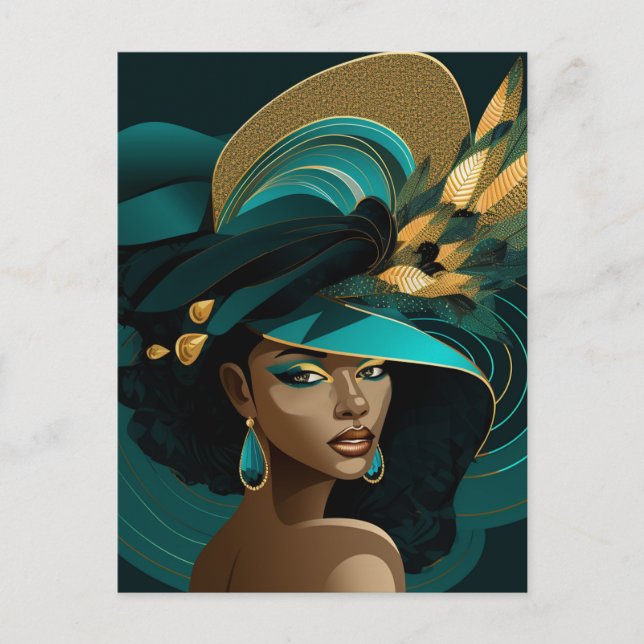 HER CROWN #8 POSTKARTE (Vorderseite)