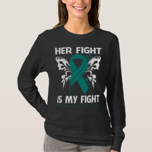 Her Fight Is My Fight MYASTHENIA GRAVIS AWARENESS T-Shirt