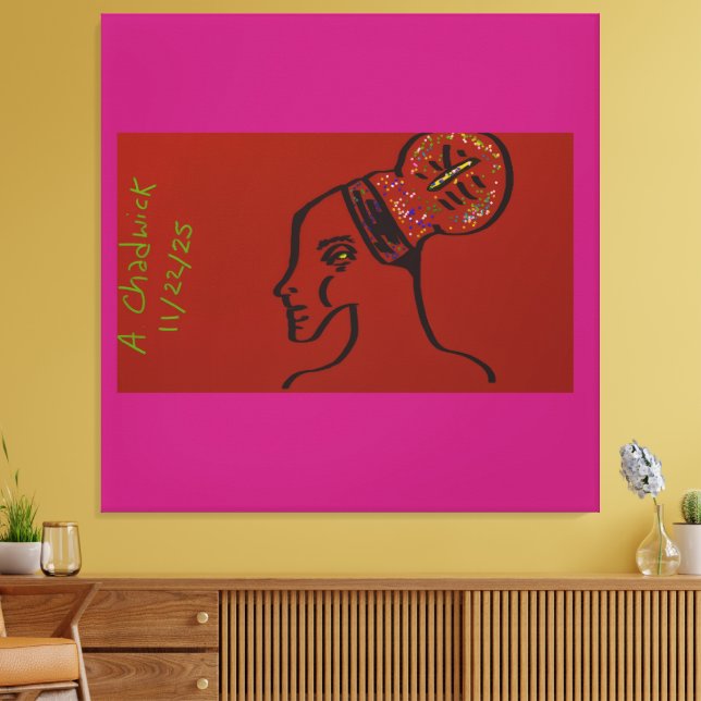 Her Name Is Light Leinwanddruck (Insitu (Wohnzimmer))