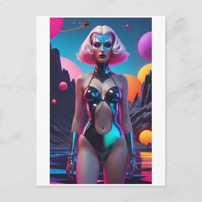 Her Planet or Yours Postkarte (Vorderseite)