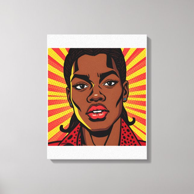 HER Pop Art Leinwanddruck (Vorderseite)