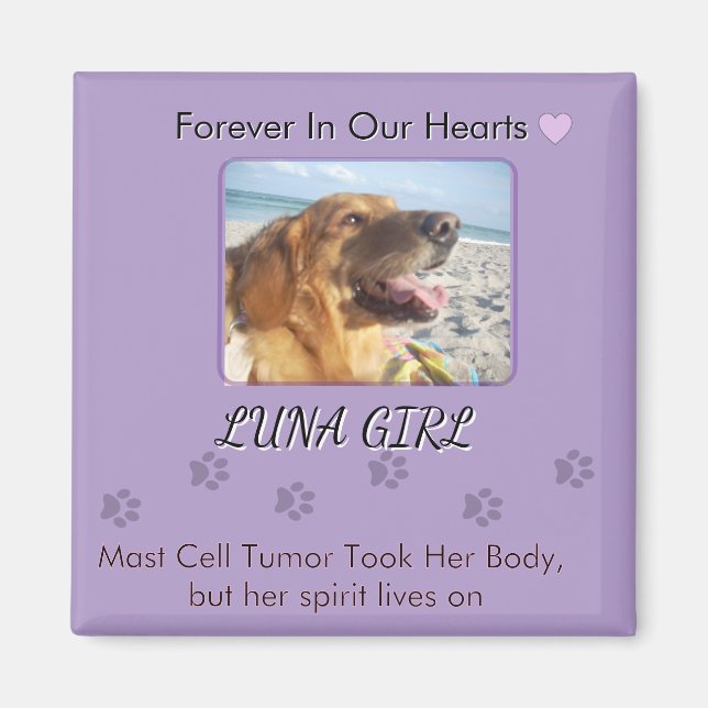 Her Spirit Stays Close to Home Magnet (Vorne)