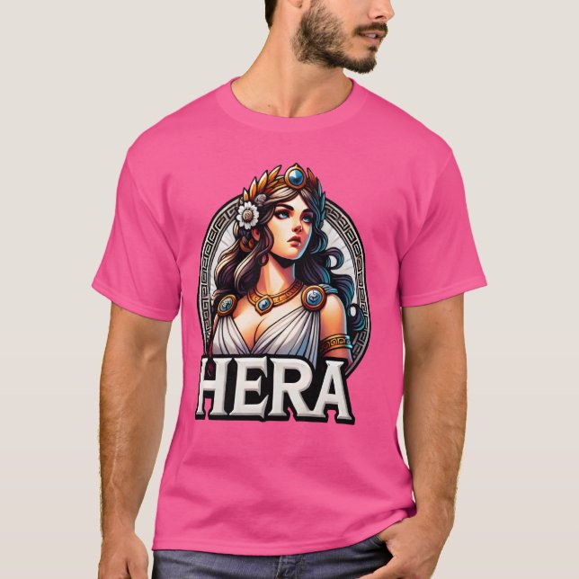 Hera Gria Goddess Mythology Ancient Griechenland T-Shirt (Vorderseite)