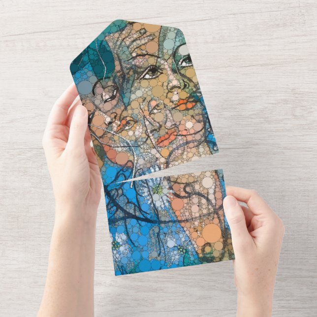 Hera, Unendlichkeit Punkte nach Francis Picabia All In One Einladung (Abreißen)