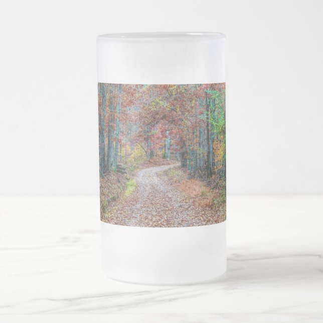 Herabfallen auf die neue Mattierte Glass-Bier-Tass Mattglas Bierglas (Mittel)