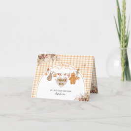 Herabsetzung der Liebe Blumenblume Rustikale Bow B Dankeskarte