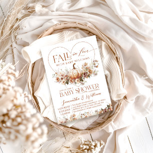 Herabsetzung der Liebe Pumpkin Wildblume Herzklopf Einladung