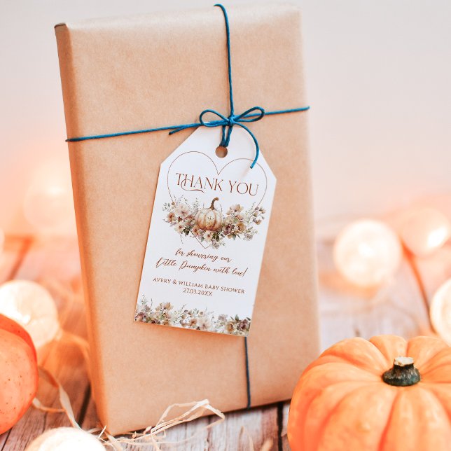 Herabsetzung der Liebe Pumpkin Wildblume Herzklopf Geschenkanhänger (Von Creator hochgeladen)