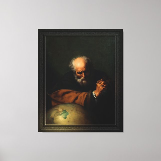Heraclitus von Hendrick Bloemaert Leinwanddruck (Vorderseite)